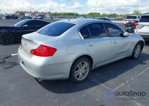 2011 Infiniti G25X из США, поврежденный, VIN JN1DV6AR6BM652381
